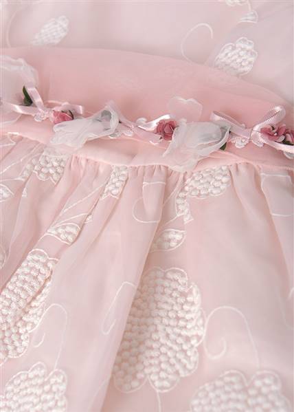VESTITO ORGANZA BORDATO