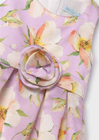 VESTITO MIKADO STAMPATO