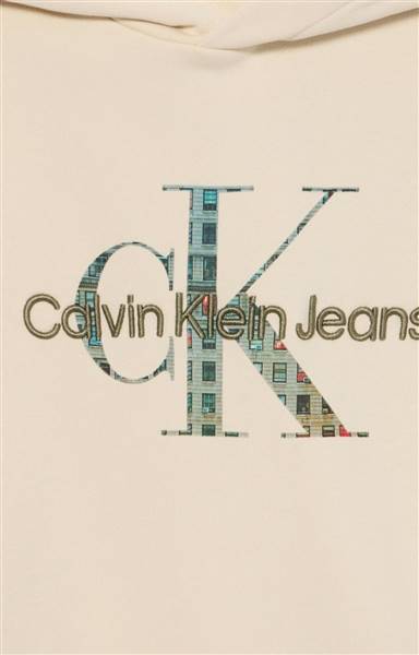FELPA CON CAPPUCCIO RAGAZZO CALVIN KLEIN