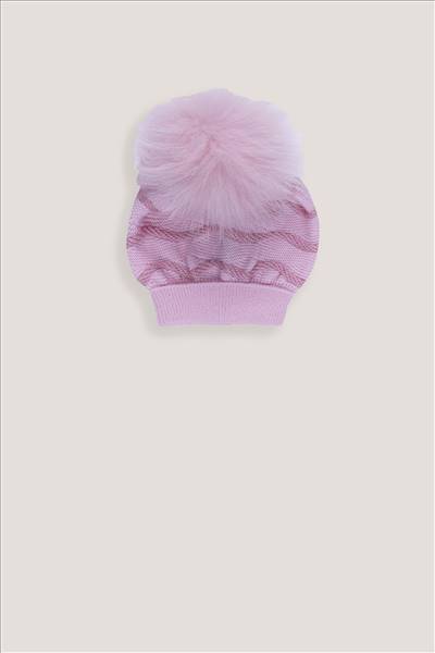 CAPPELLINO IN LANA CON PONPON MARLÙ