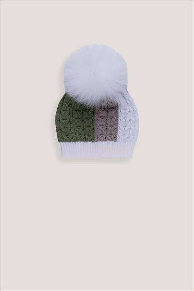 CAPPELLINO IN LANA CON PONPON MARLÙ