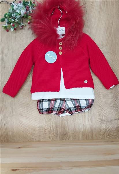 COMPLETO 3 PEZZI JULIANA NEONATO