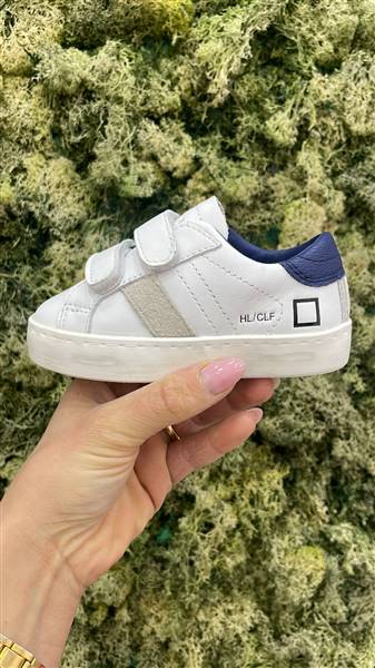 SCARPE DATE WHITE - BLUE