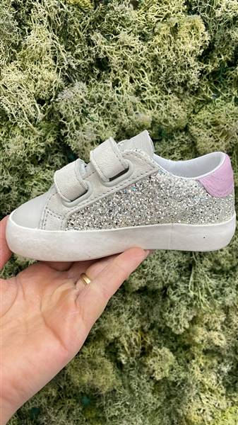 SCARPE DATE GLITTER PLATINUM