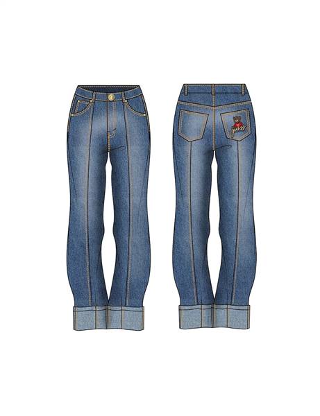 PANTALONI           PANTALONI DENIM