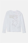LS T-SHIRT W/STRASS GUESS