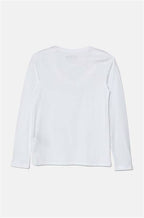 LS T-SHIRT W/STRASS GUESS