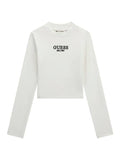 TSHIRT MANICA LUNGA CROP GUESS