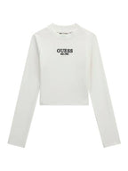 TSHIRT MANICA LUNGA CROP GUESS
