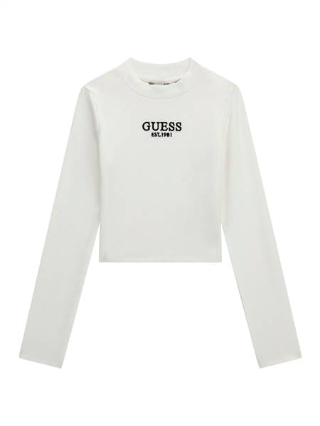 TSHIRT MANICA LUNGA CROP GUESS