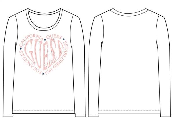 T-SHIRT MANICA LUNGA GUESS