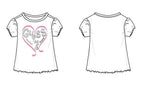 MAGLIERIA TAGLIATA  TSHIRT MANICA CORTA