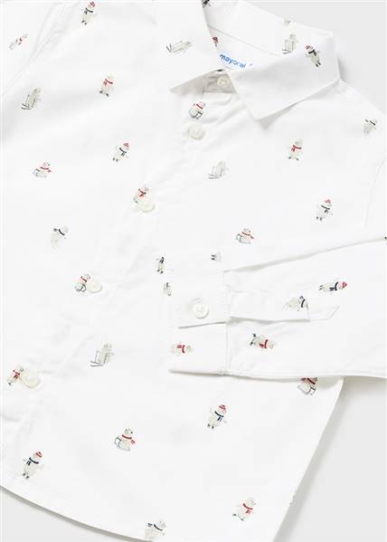 CAMICIA M/L STAMPATA