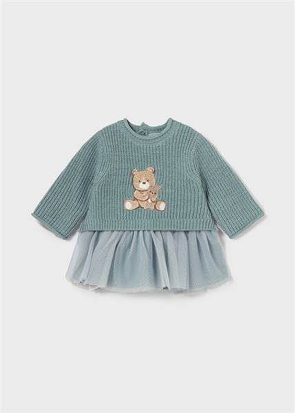 VESTITO TRICOT TUL
