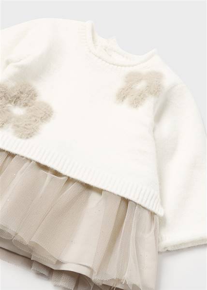 VESTITO TRICOT TUL