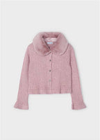 CARDIGAN TRICOT COLLETTO PELL