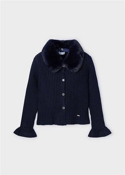 CARDIGAN TRICOT COLLETTO PELL