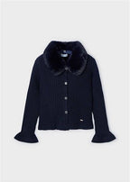 CARDIGAN TRICOT COLLETTO PELL