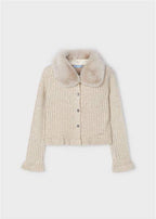 CARDIGAN TRICOT COLLETTO PELL