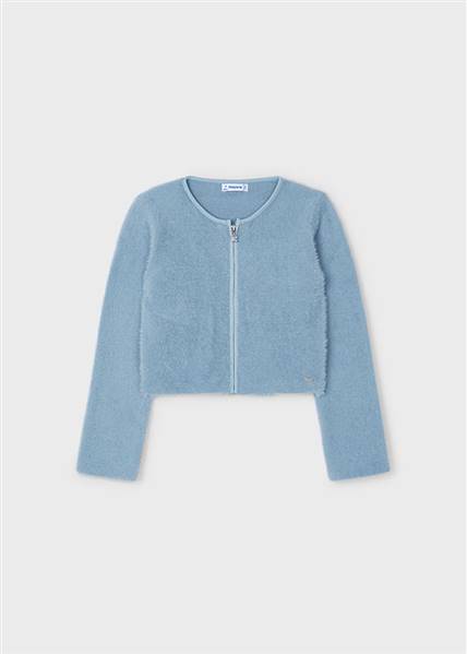CARDIGAN TRICOT ECOPELLE