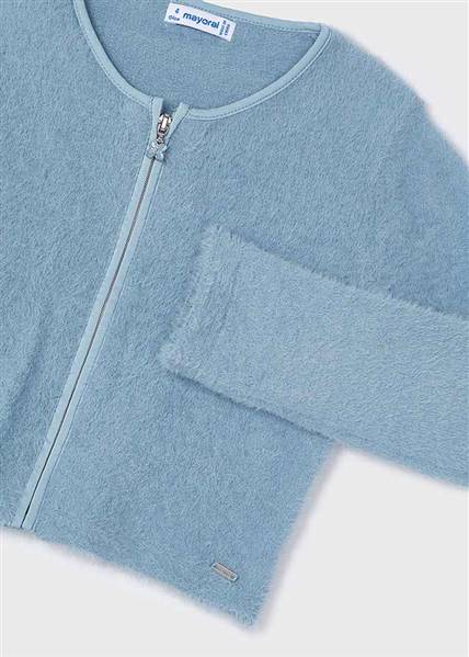 CARDIGAN TRICOT ECOPELLE