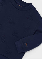 PULLOVER MOTIVI EMBOSSED