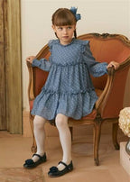 VESTITO CHIFFON PLUMETIS JACQ