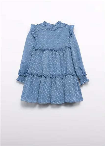 VESTITO CHIFFON PLUMETIS JACQ