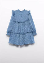 VESTITO CHIFFON PLUMETIS JACQ