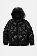HOODED PADDED BOMBER