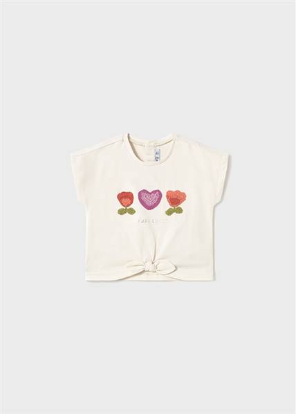 MAGLIETTA M/C APPLIC CROCHET