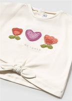 MAGLIETTA M/C APPLIC CROCHET