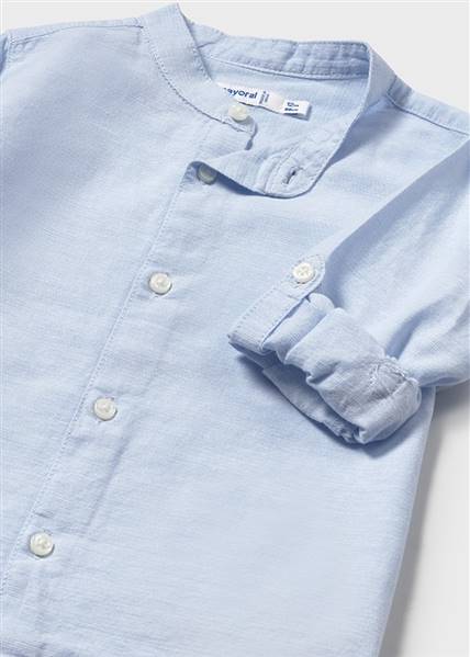 CAMICIA M/L LINO COLLO COREAN