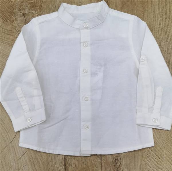 CAMICIA M/L LINO COLLO COREAN