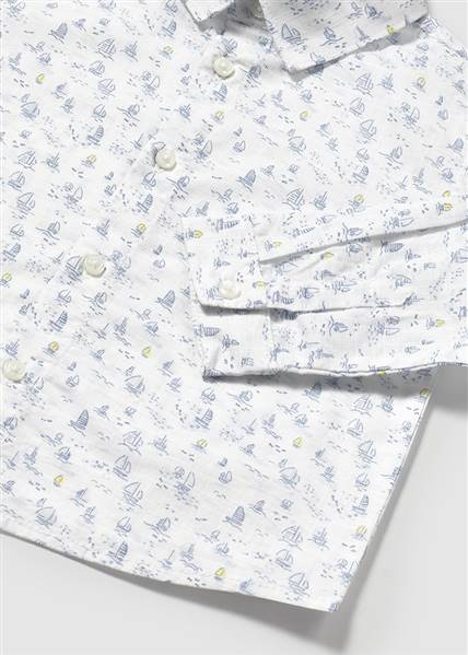CAMICIA M/L STAMPATA