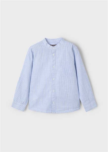 CAMICIA M/L COLLO COREA RIGHE