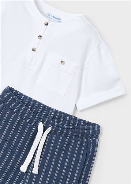 COMPLETO BERMUDA RIGHE