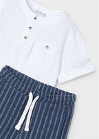 COMPLETO BERMUDA RIGHE