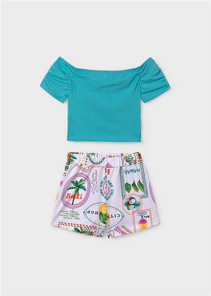COMP SHORT STAMPATO