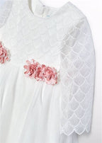VESTITO TULLE RICAMO