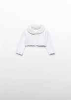 CARDIGAN TRICOT COLLETTO PELL