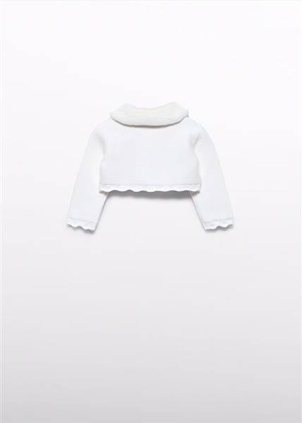 CARDIGAN TRICOT COLLETTO PELL