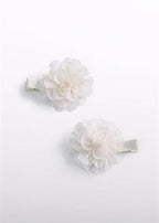 SET 2 FERMAGLI FIORI CHIFFON ABEL E LULA