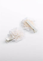 SET 2 FERMAGLI FIORI CHIFFON ABEL E LULA
