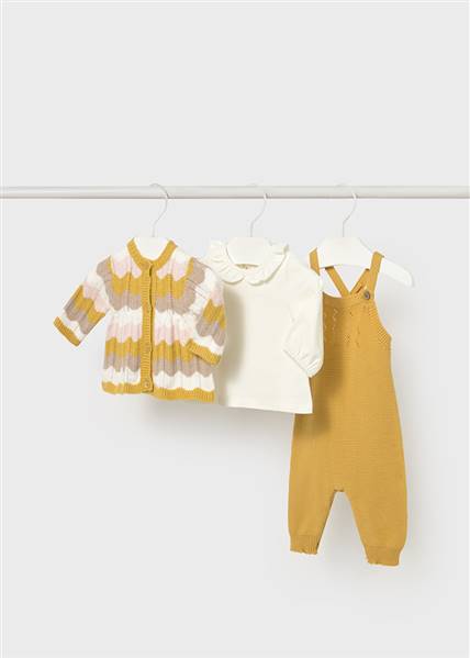 COMPL SALOPETTE TRICOT 3 PEZZI MAYORAL