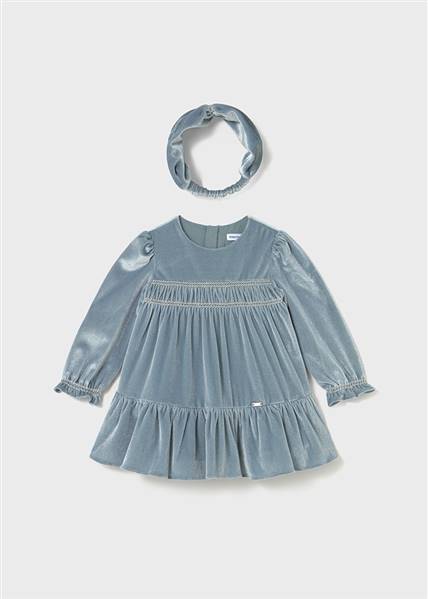 VESTITO VELLUTO CON FASCIA MAYORAL