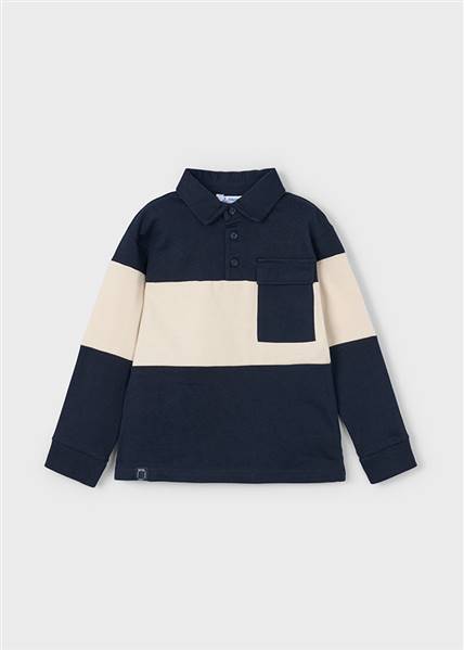 POLO M/L COLOR BLOCK