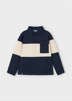 POLO M/L COLOR BLOCK