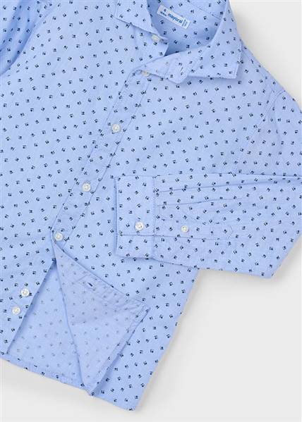 CAMICIA M/L STAMPATA