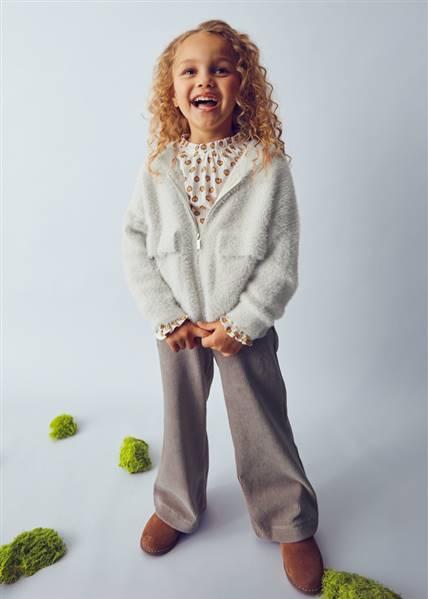 FELPA TRICOT CON PELLICCIA MAYORAL